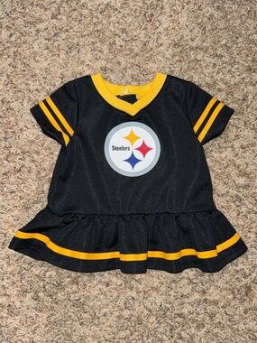 NFL Pittsburgh steelers baby 3-6m jersey dress